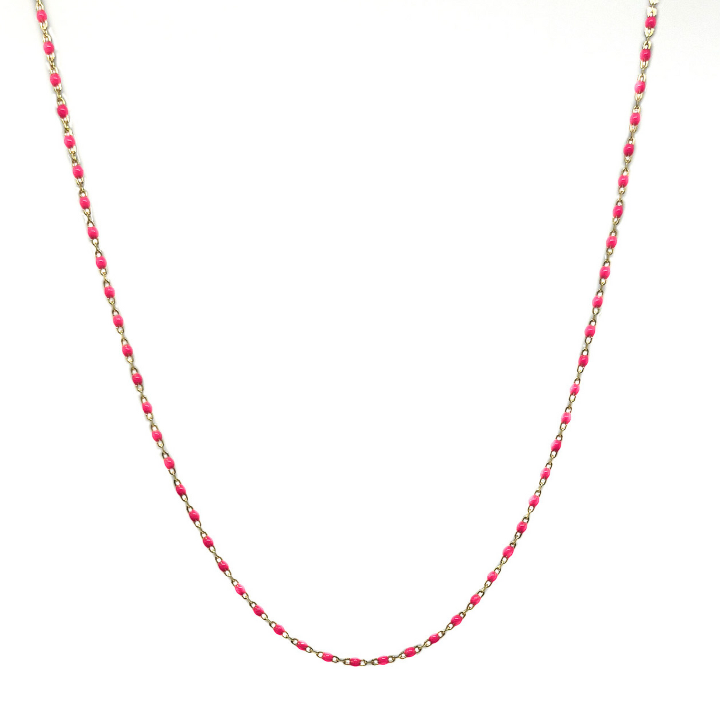 Beaded Enamel Necklace