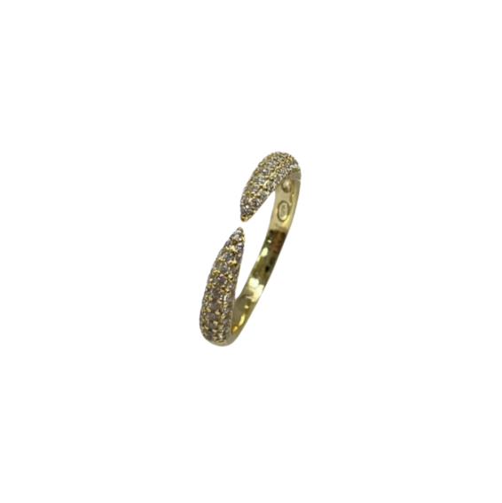 Pave Claw Ring