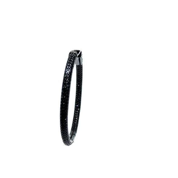 Mirco Pave Oval Hoop