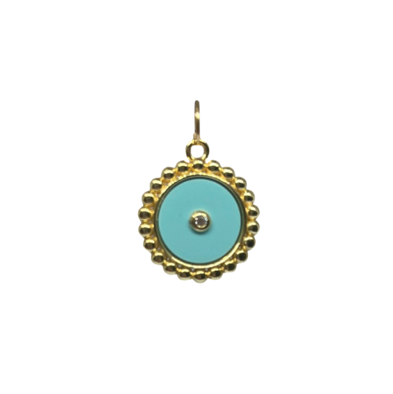 Embellished Turquoise Charm