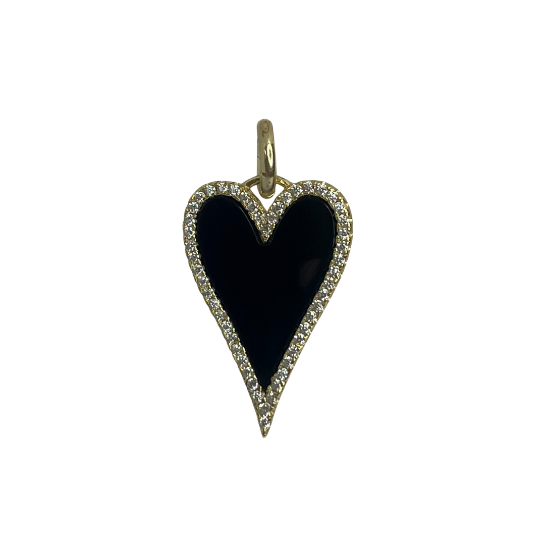 Emerald Heart Charm