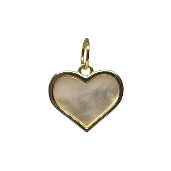 Mother of Pearl Heart Pendant