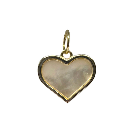 Mother of Pearl Heart Pendant